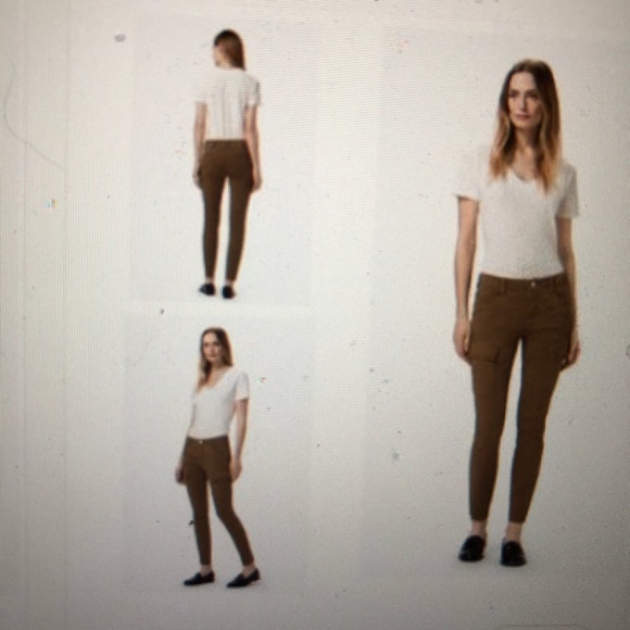 J Brand Denim - J Brand Houlihan Mid Rise Skinny Crop Cargo Pants